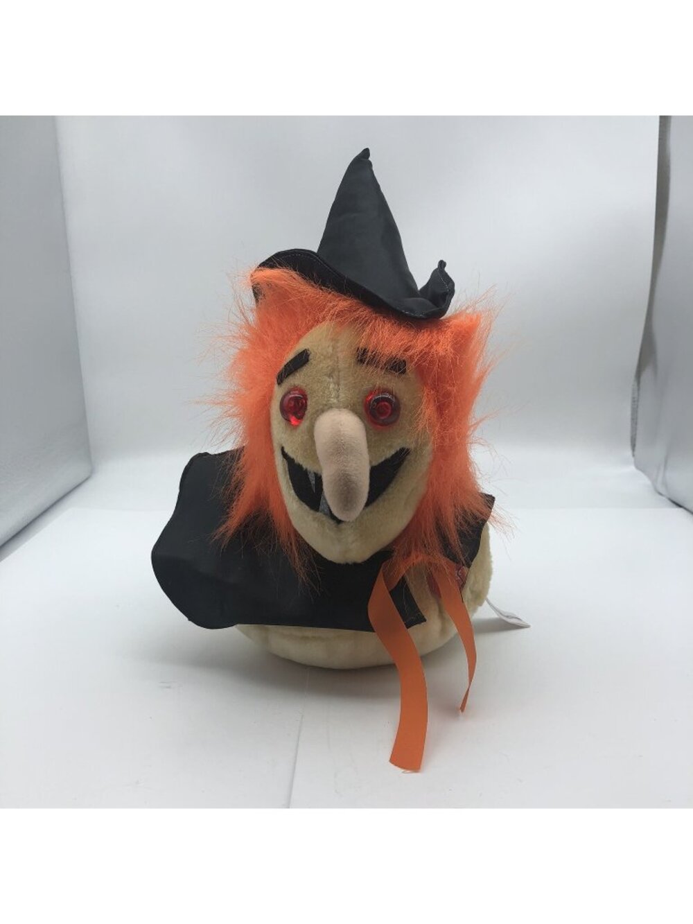 Vintage Halloween Witch Creepy animated plush Deluxe Playthings very loud